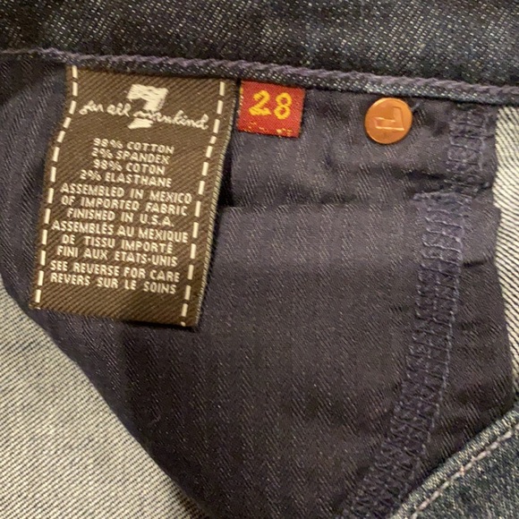 7 for all mankind ROXANNE jeans. SIZE 28 - Picture 3 of 4